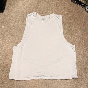 Fabletics Women's light pink beige Muscle Tee size XL